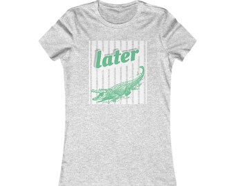 Later Alligator tee | Crocodile graphic shirt