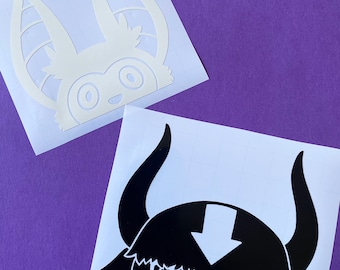 Avatar: The Last Airbender Appa & Momo Peeper Vinyl Stickers