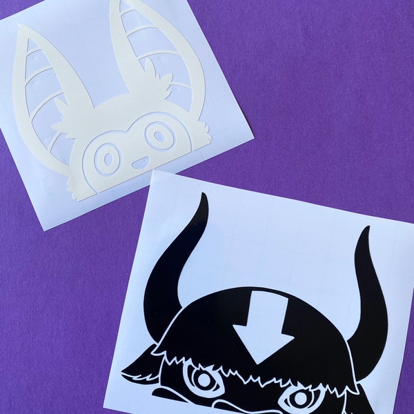 Avatar: The Last Airbender Appa & Momo Peeper Vinyl Stickers