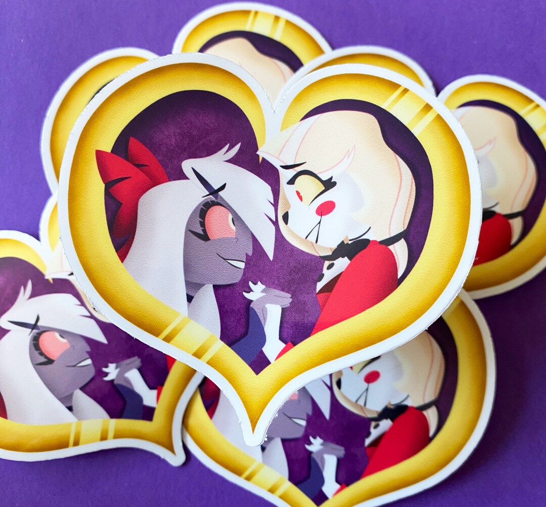 Hazbin Hotel Charlie X Vaggie Sticker - Etsy