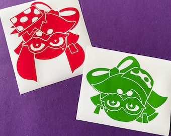 Squid Sisters Icon Vinyl Stickers