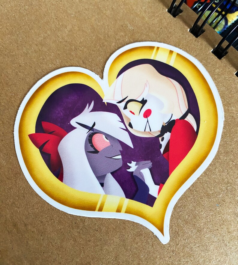 Hazbin Hotel Charlie X Vaggie Sticker - Etsy