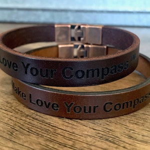 Custom Bracelets for Men,Personalized Leather Bracelets,Gifts for Husband/Boyfriend,Christmas Gifts,Best Man Wedding Gifts,Cuff Bracelets