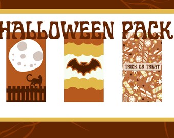 ¡3-Pack Halloween Themed Phone Wallpapers!