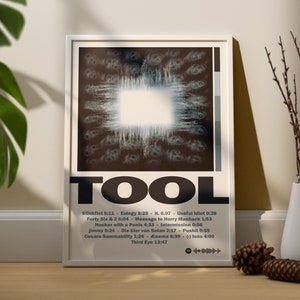 Werkzeug Album Poster | Ænima | Album-Poster | Album-Cover | Pop Musik | Tracklist Poster | Konzert Poster