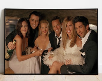 Friends Poster | Sitcom Poster | TV Series Poster | TV Show Poster | Home Decor | Wall Decor