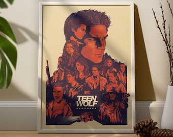Teen Wolf Poster | TV Series Poster | Movie Poster | Series Poster | Room Decor | Wall Decor | Famous Wall Art