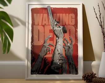 The Walking Dead Poster | TV Series Poster | Movie Poster | Series Poster | Room Decor | Wall Decor | Famous Wall Art