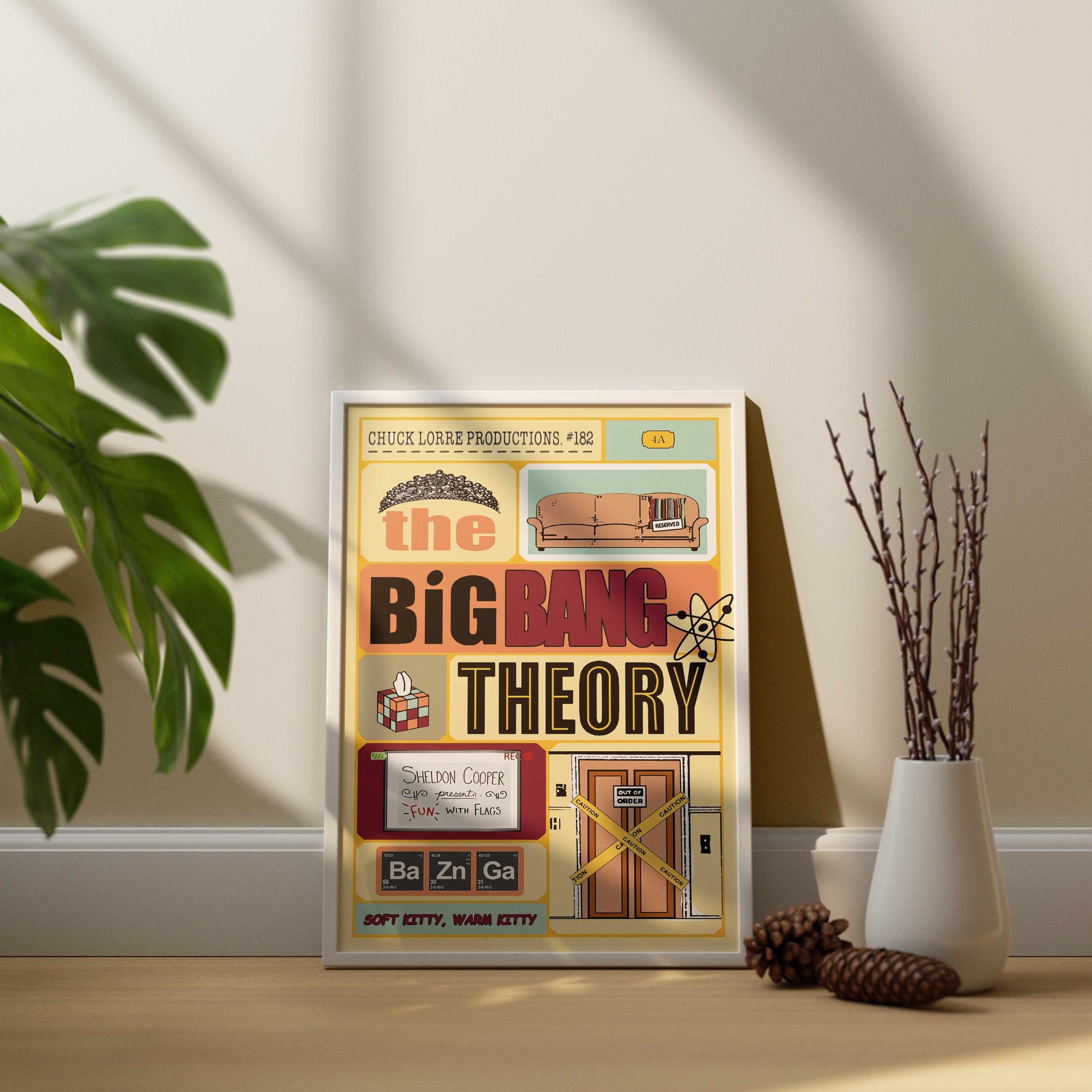The Big Bang Theory Poster Sitcom Poster TV Series Poster TV Show Poster Home Decor Wall Decor