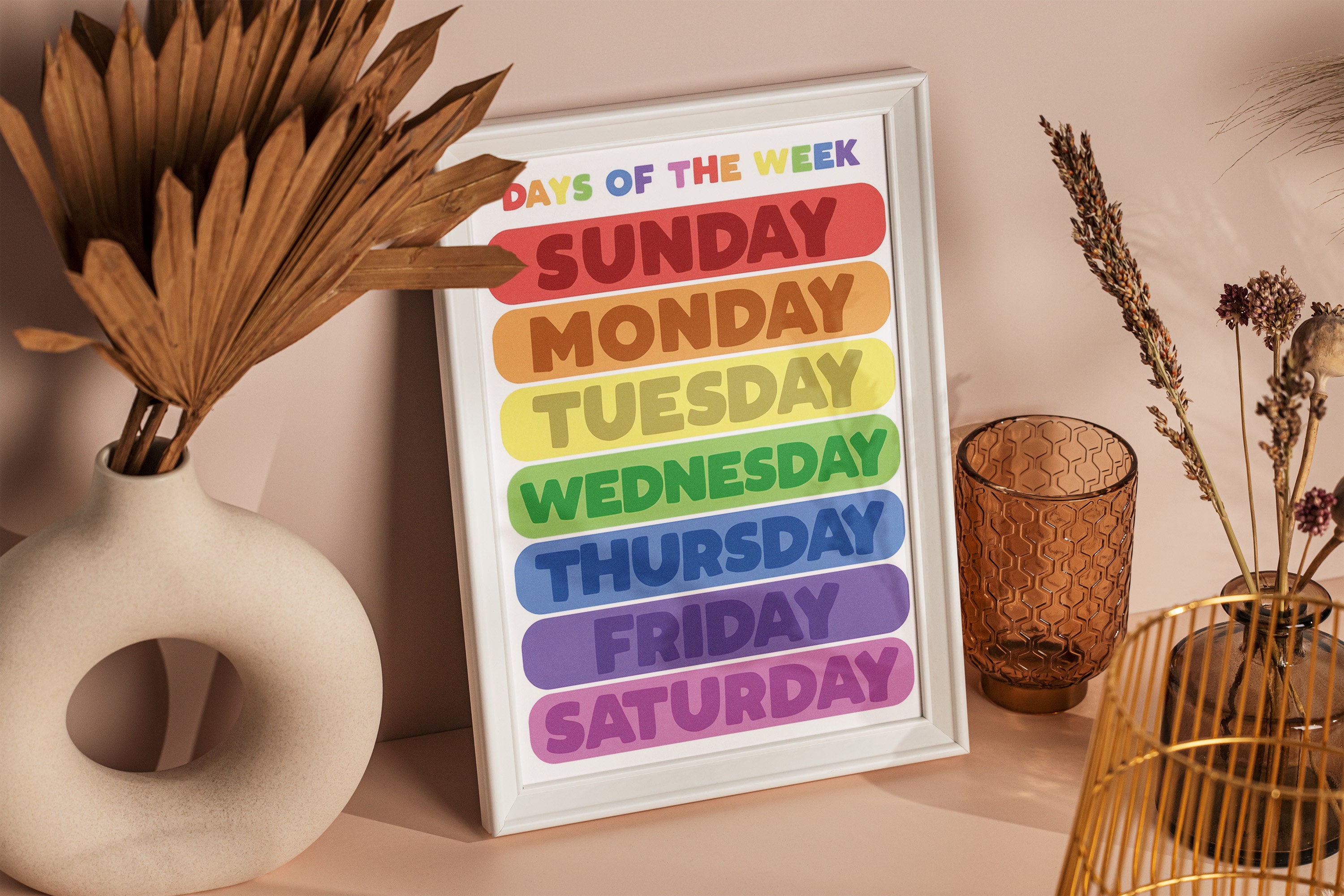 Days of the Week Poster | Kindergarten Poster | Preschool Printable ...