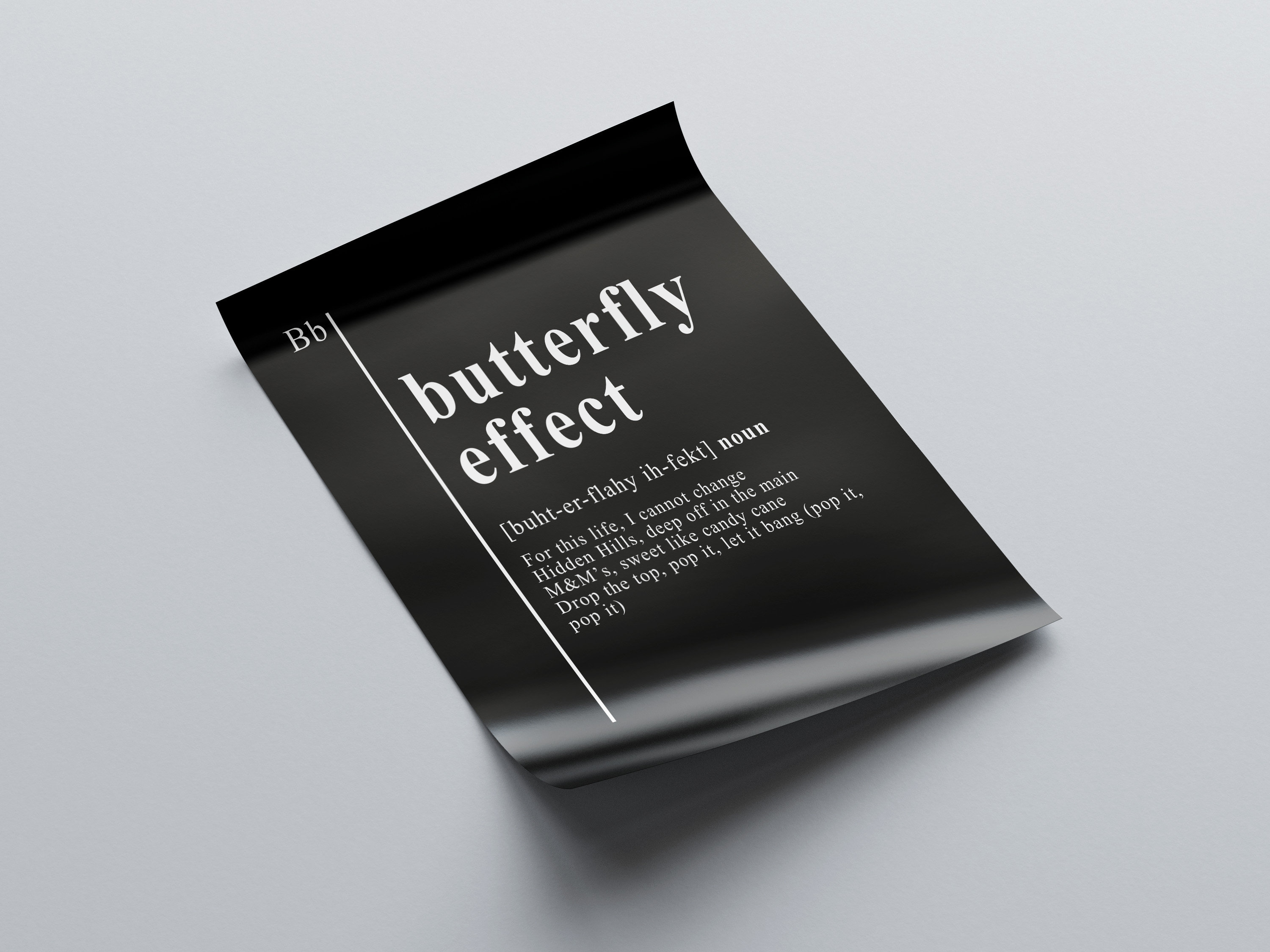 Butterfly Effect Definition Poster Dictionary Definition Etsy butterfly-effect-definition-poster-dictionary-definition-etsy