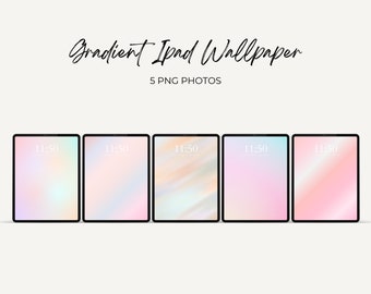 Gradient iPad Wallpaper, Pastel Color Background, Minimalist iPad Wallpaper, Boho Pastel Wallpaper for iPad, Gradient Aura iOS 17 Lockscreen