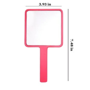 Personalized Handheld Mirror White image 6