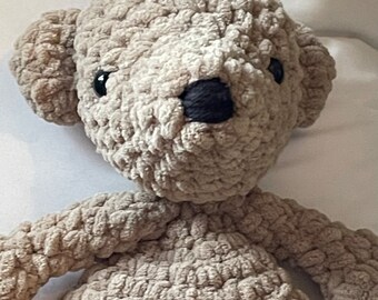 Bernard the Brown Bear • Stuffed Animal • Crochet keepsake • Brown Bear • Woodland animals