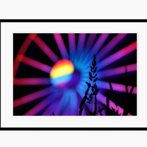 Chicago Ferris Wheel Photography | Chicago Centennial Wheel Photo | Navy Pier | Chicago Gift | Chicago Art | Easter | Pride Print