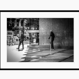 Business Chicago Photo Print | Chicago Photography | Shadow Art | Wall Art | Easter Gift | Black and White Photography | Architecture