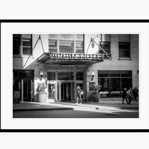 Black and White Chicago Print | Street Photo | Christmas Gift | Downtown Chicago Art | Chicago Gift | Shadow Photo Print | Gallery Wall Art