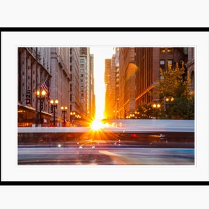 Chicagohenge Color Print | Chicago Photography | Chicago Decor | Fall Gift | Fine Art | Wall Art | Photo Print | Spring Equinox Photo