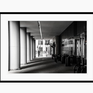 Chicago Architecture Photography | Wall Art | Black and White Photo Print | Fall Gift | Chicago Board of Trade | Pattern Photo Print