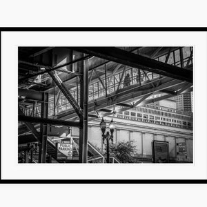Chicago Photo Print | Chicago Photography | Natural Light Lines | Wall Art | Easter Gift | Black and White Photography | Architecture