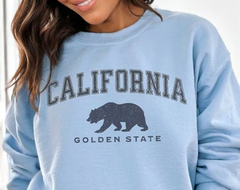 California Sweatshirt | California Bear Sweatshirt, California Sweatshirt Women, California Sweater, West Coast Sweatshirt, Vintage tShirt