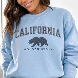 California Sweatshirt | California Bear Sweatshirt, California Sweatshirt Women, California Sweater, West Coast Sweatshirt, Vintage tShirt