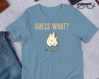 Chicken Butt Shirt, Unisex T-shirt, Chicken Shirt, Rooster Shirt, Farm Animal Shirt, Funny Animal Shirt, Pun Shirt, Sarcastic Tee for Men