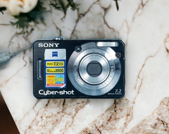 Sony Cybershot DSC-W55 Digital Camera - 7.2MP, 3x Optical Zoom, Compact & Easy-to-Use, Ideal for Everyday Photography, Excellent Condition