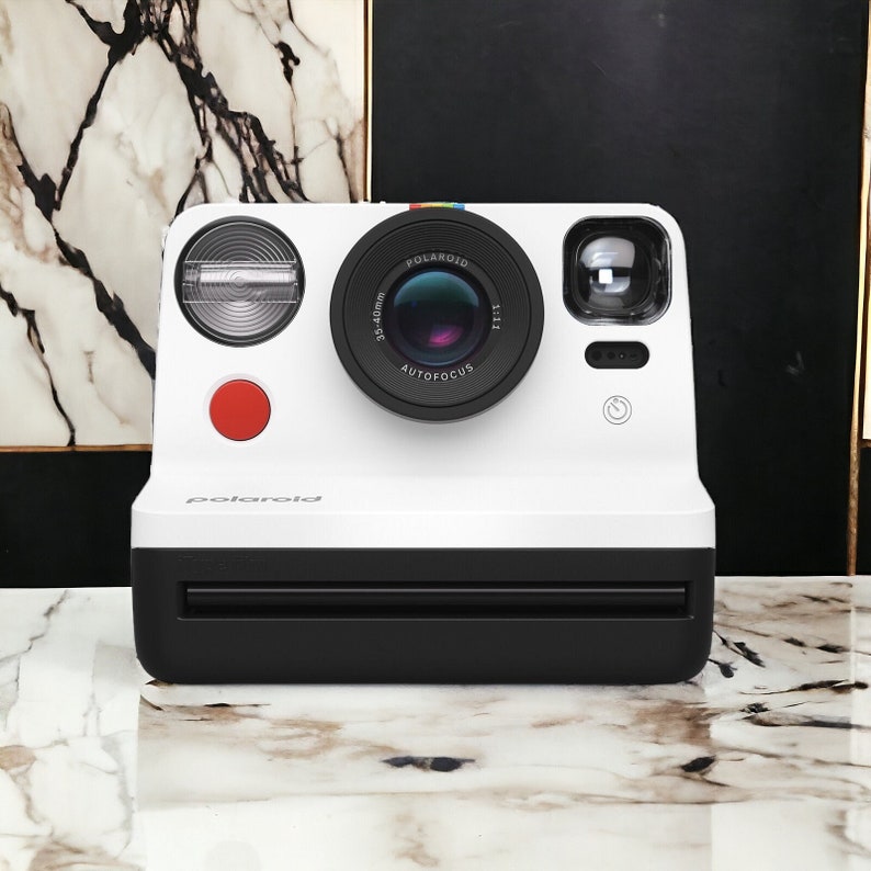 Polaroid Now White Camera Instant Digital Memories, Perfect for ...