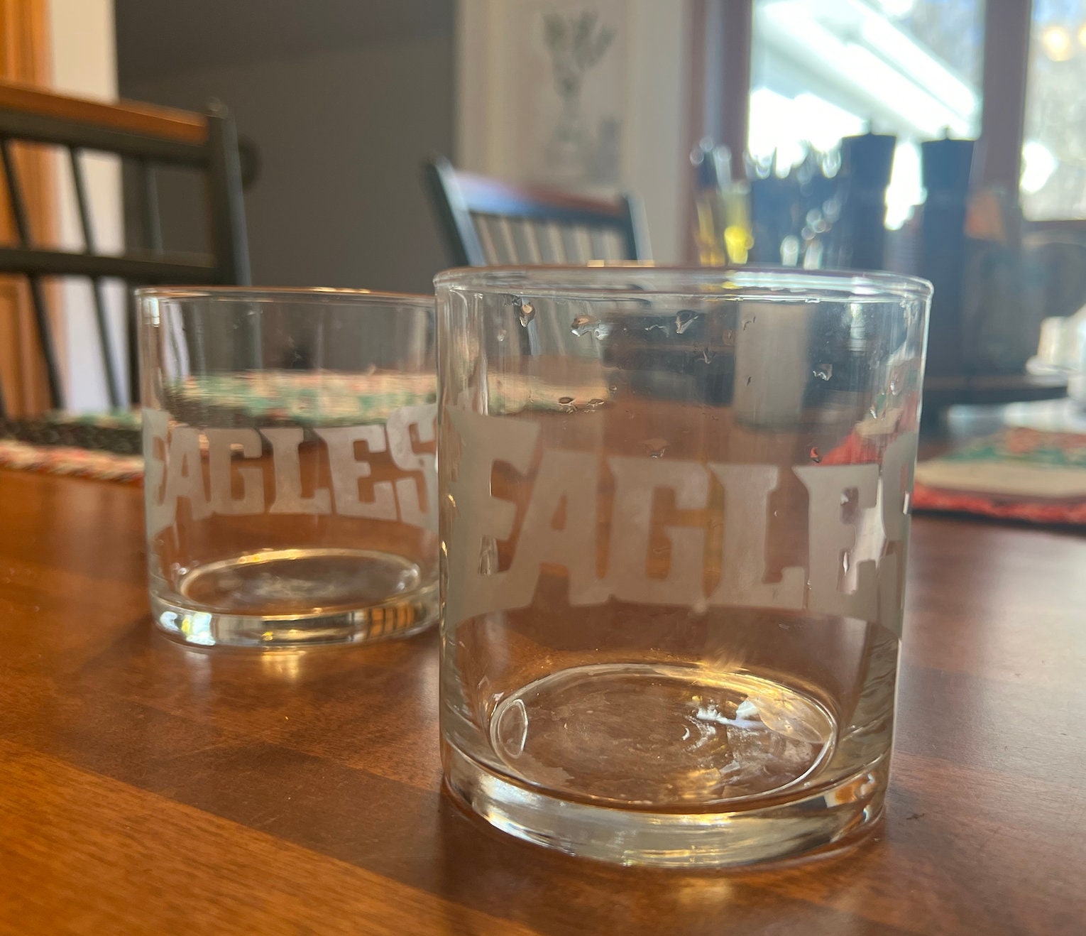 Custom engraved whiskey glasses etsy