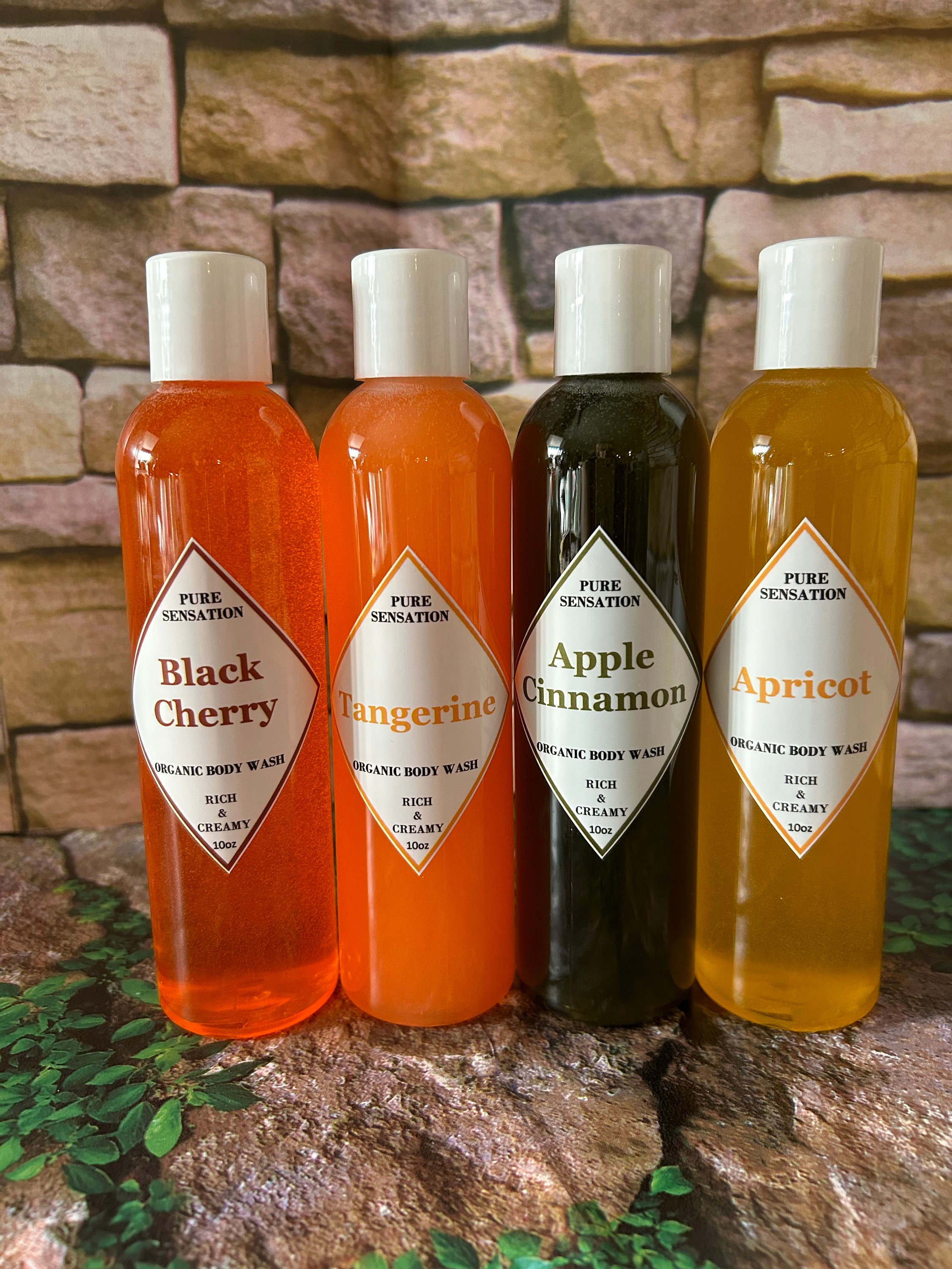 Organic Handmade Body Wash, Shea Butter & Aloe - 10oz