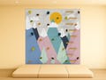 Rock Climbing Wall – Wooden Indoor Play Wall for Kids Room | Colorful Mountain design, Custom made, Climbing Holds included product logo