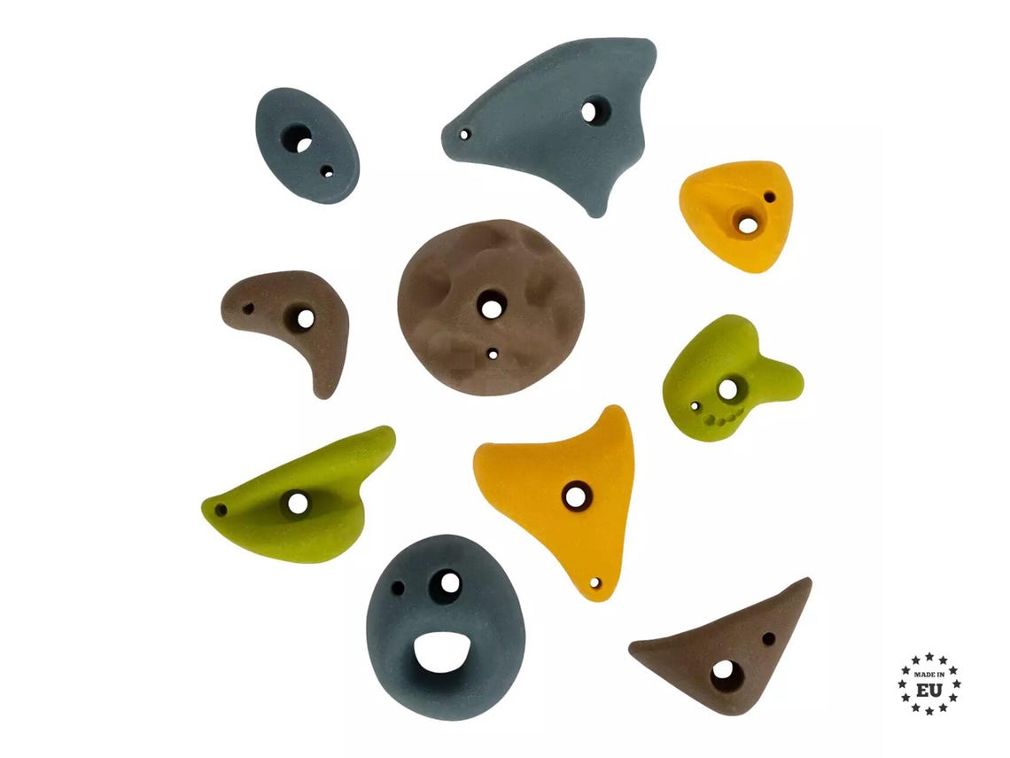 Rock Climbing Holds | Indoor Climbing Holds for Kids Wall, Play Gym ...