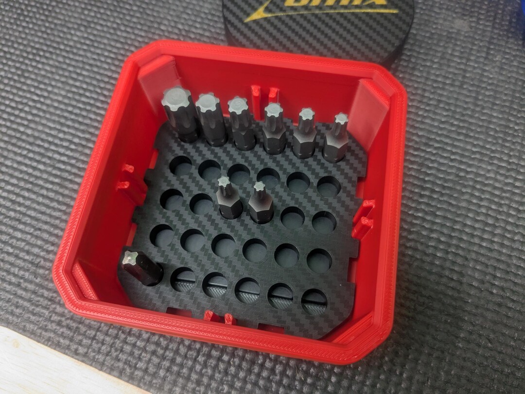 Milwaukee Packout Hex Bit Holder Insert: Magnetic 1/4