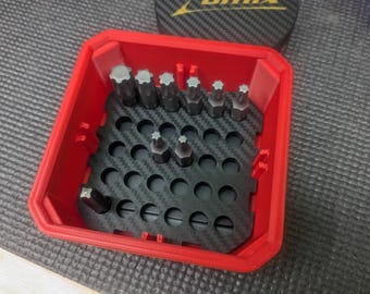 Milwaukee Packout Hex Bit Holder Insert: Magnetic 1/4" & 5/16" Bit Storage