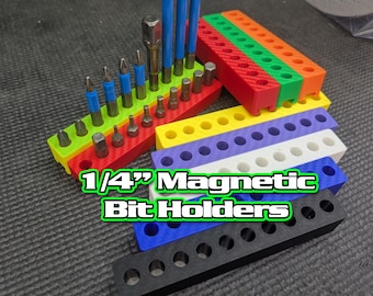 Magnetic 1/4" Hex Bit Holder (Pair)