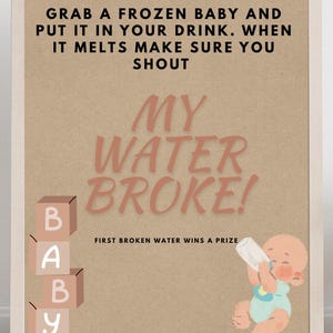 Printable Baby Shower Game – Instant Download Baby Shower Activity, Fun Baby Shower Game, Gender Neutral Party Game