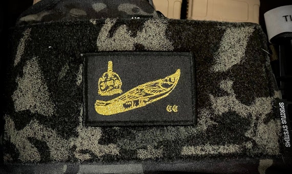FOG Canoe Club Patch (forward Observations Group) - Gold Metallic