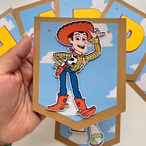 Custom Name Birthday Banner, Happy Birthday Banner,Toy Story Inspired Birthday Banner, Toy Story Birthday Banner