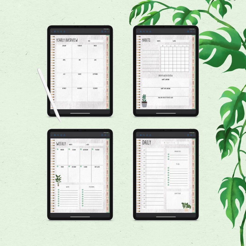Lifestyle Custom Digital Planner for Goodnotes & Noteshelf Etsy