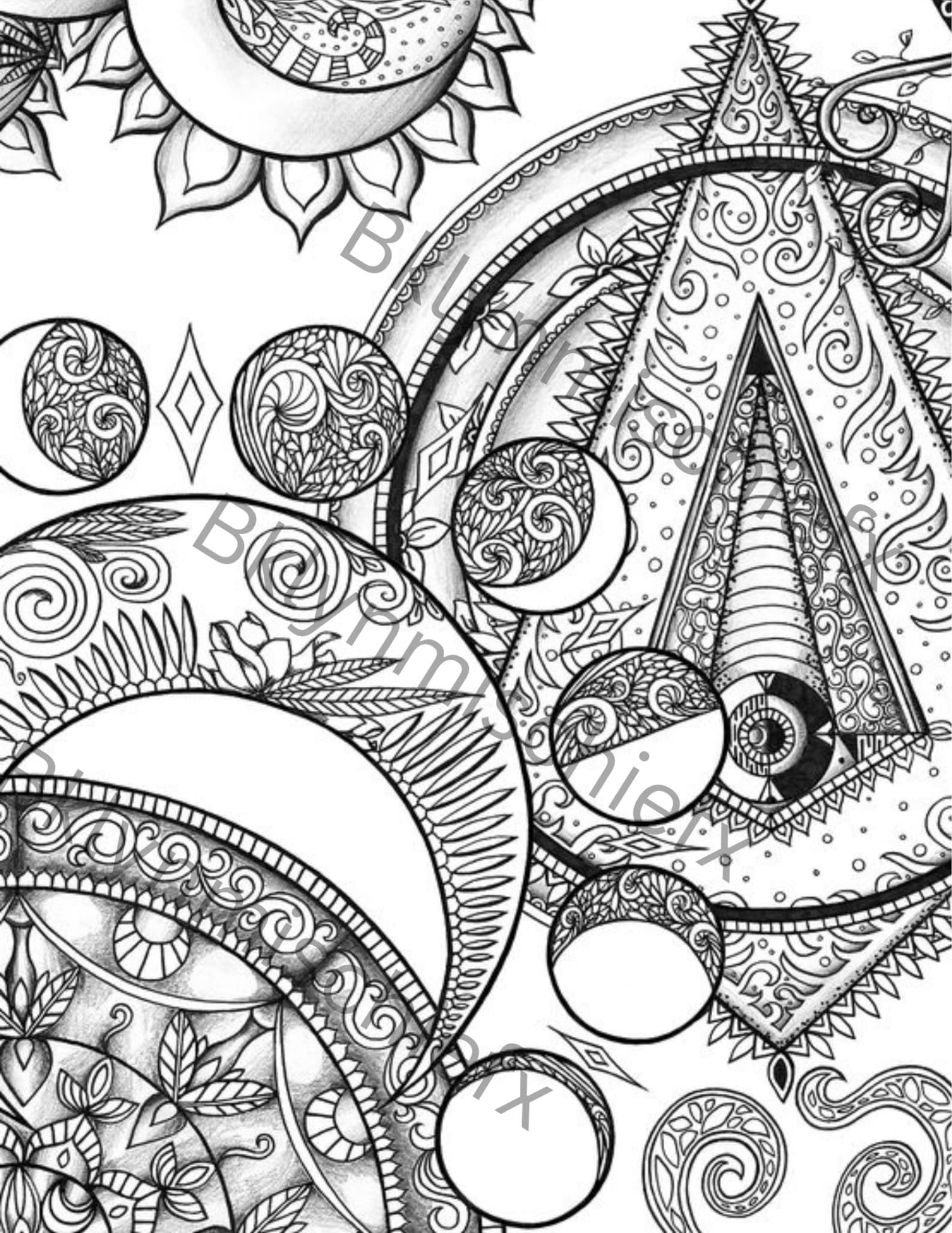 10 Trippy Coloring Pages for Psychedelic Art Fans: Unleash Your Inner Artist