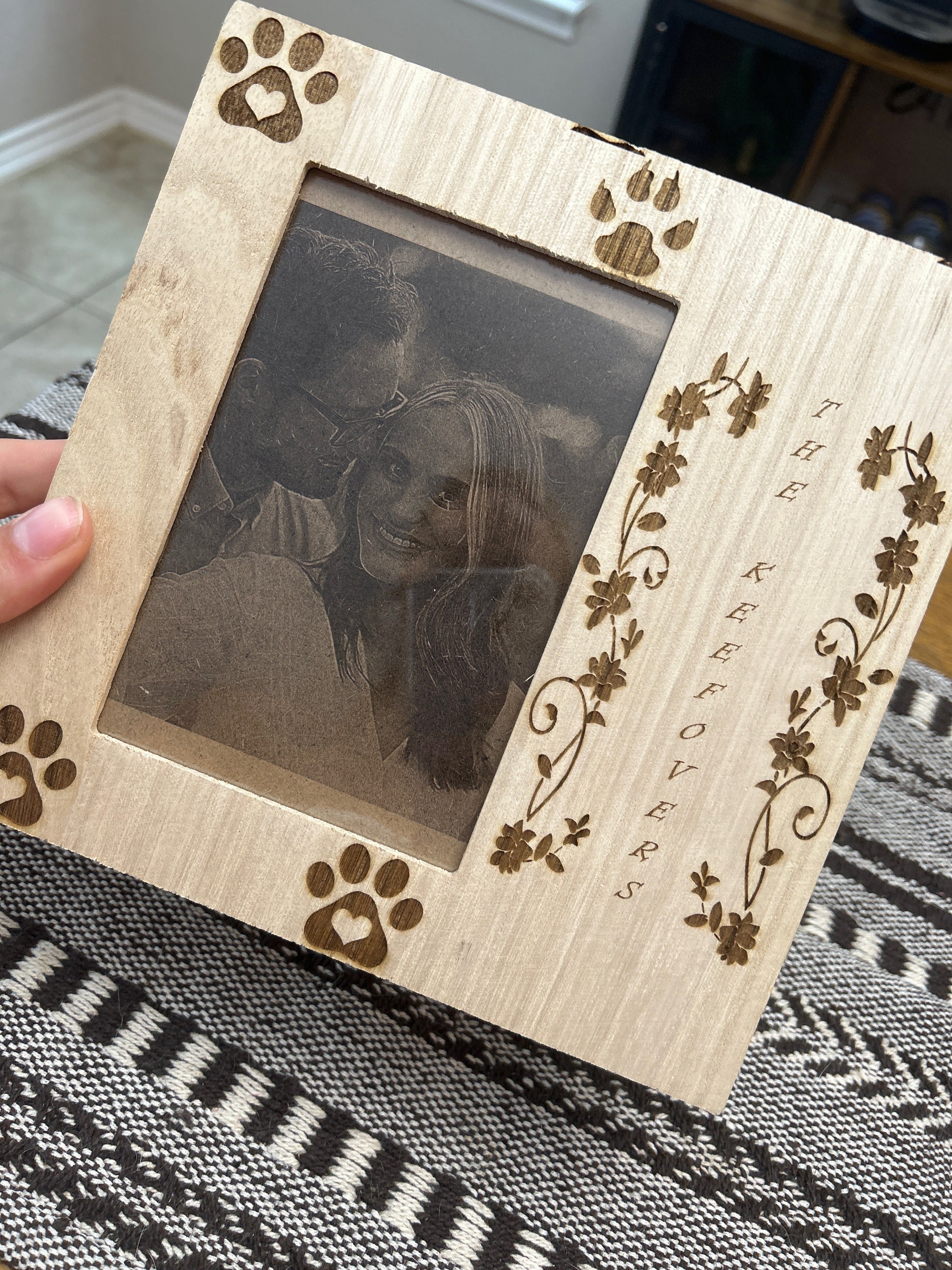 Custom Engraved Frame or Photo and Frame - Etsy