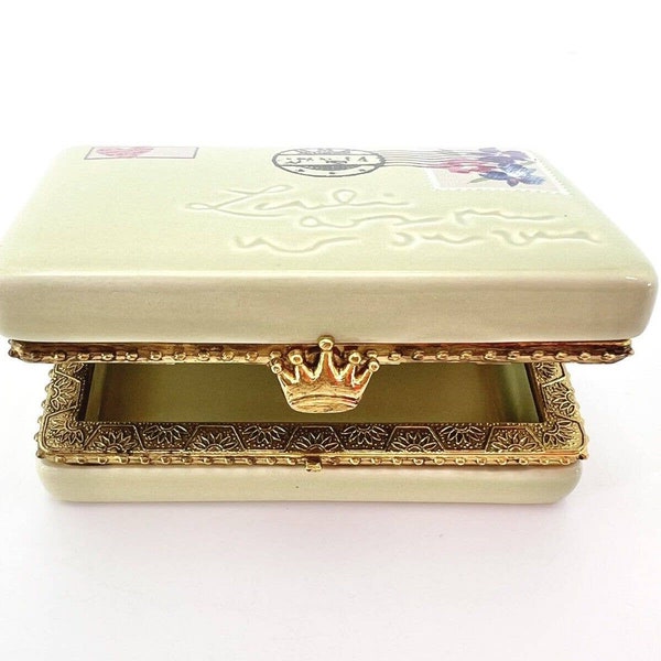 Hinged Trinket Box Etsy