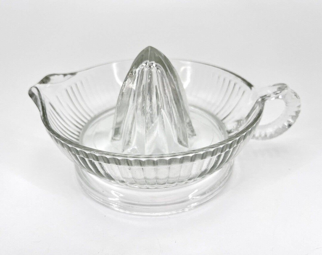 Vintage 1930s Anchor Hocking Reamer/citrus Juicer With Ribbed Etsy