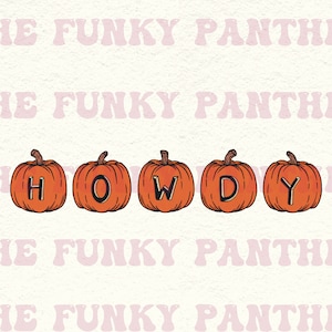 Howdy Pumpkin png, Western Pumpkin png, western Halloween png, cowgirl Halloween, carved pumpkin,cowboy pumpkin western sublimation download