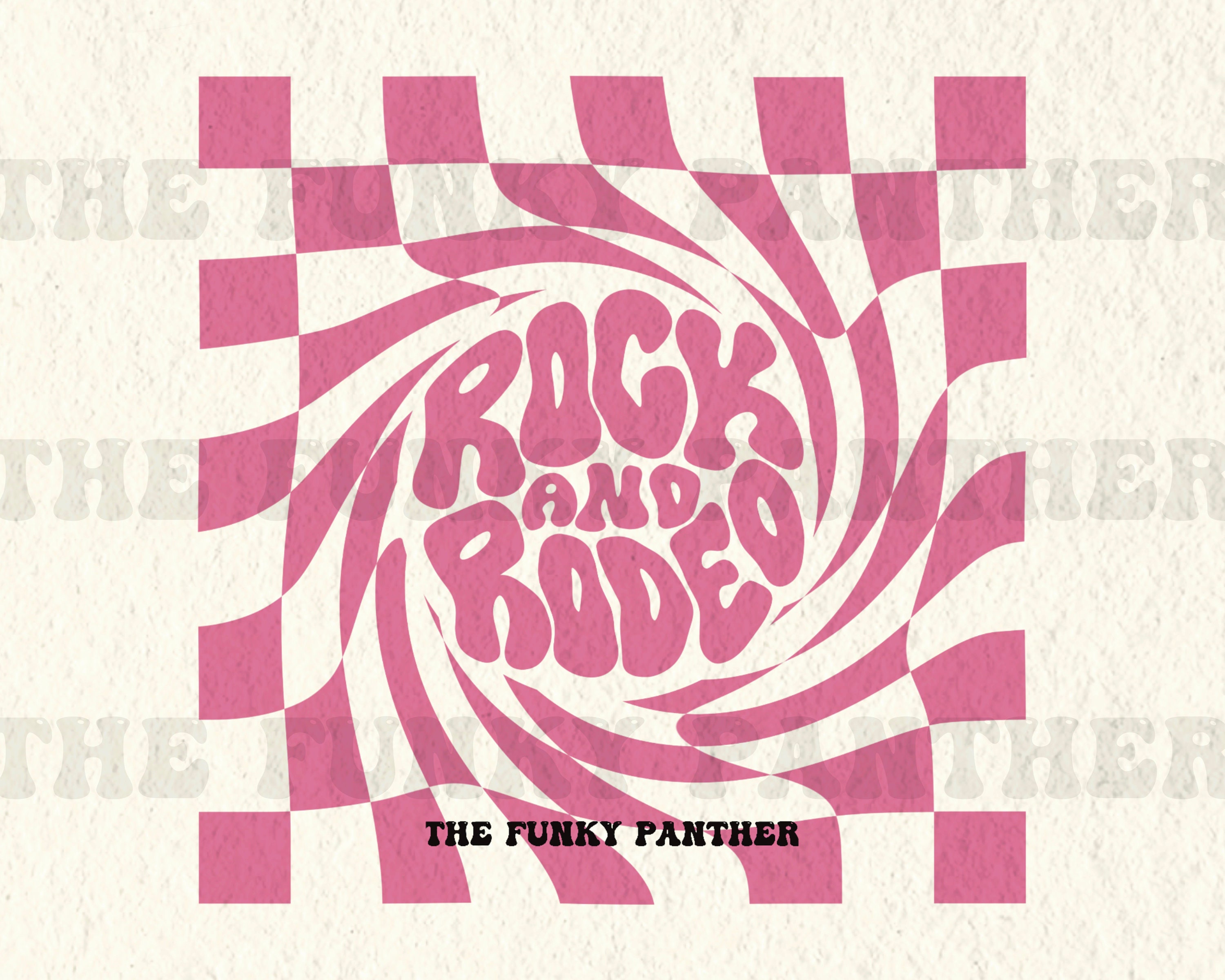 Rock and Rodeo Pink Western Png, Rodeo Png, Western Png, Wavy Checkers ...