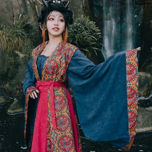 升天行 / SHENGTIANXING / HESPERUS - Hanfu, Tang Dynasty, 3-Piece Set, Original Hanfu Designs Made Tailored to Custom Measurement Preorder