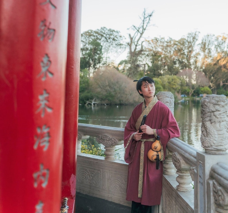 曉風清 / XIAOFENGQING / CARDINAL - Hanfu, dinastia Song, set da 2 pezzi, modelli Hanfu originali realizzati su misura con misure personalizzate. Preordine immagine 1