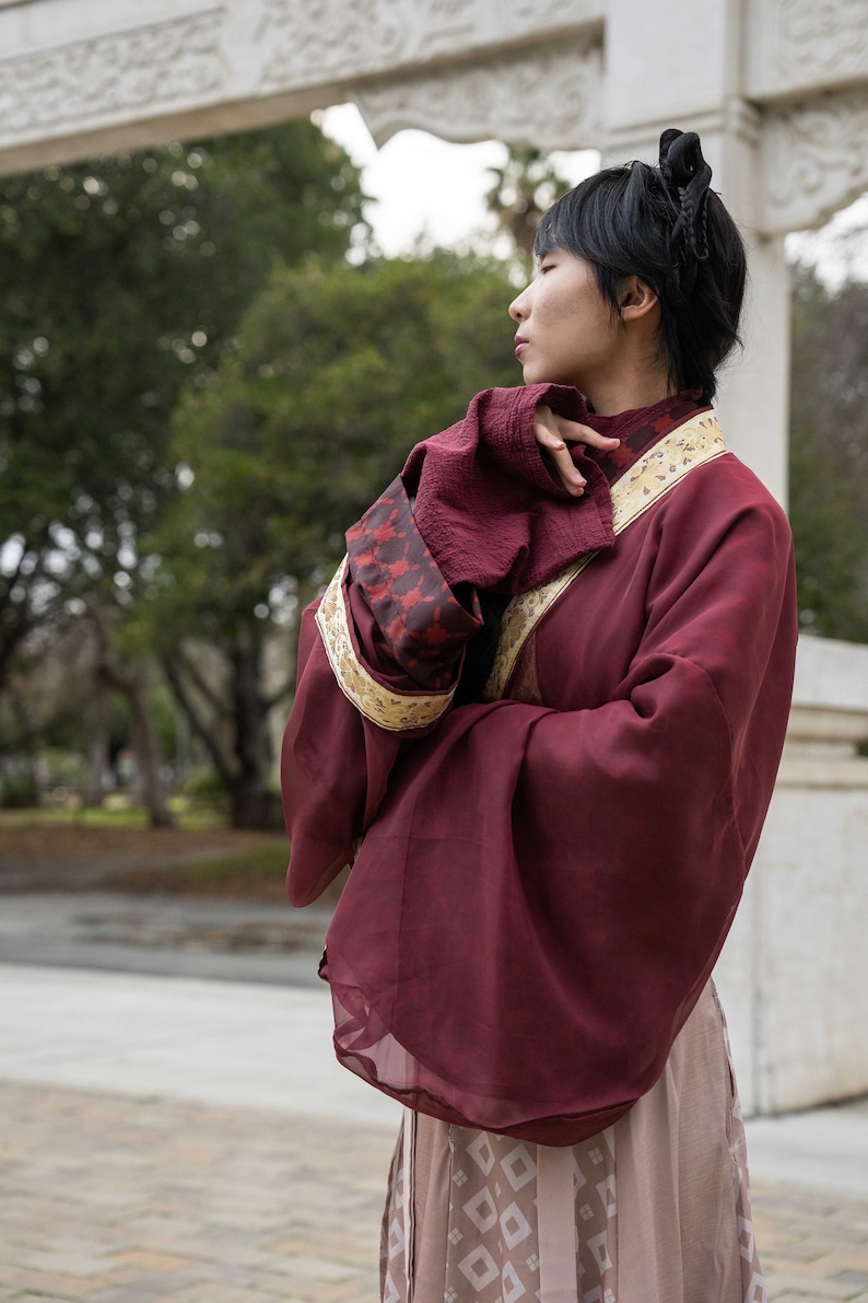 夢廣寒 / MENGGUANGHAN / REVERIE - Jin-Dynastie, 4-teiliges Set, Original Hanfu Designs nach Maß VORBESTELLUNG Bild 3