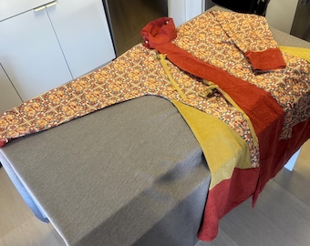 READY-TO-SHIP Ferghana 君馬黃 High-Collar Robe, Northern Wei Dynasty x2